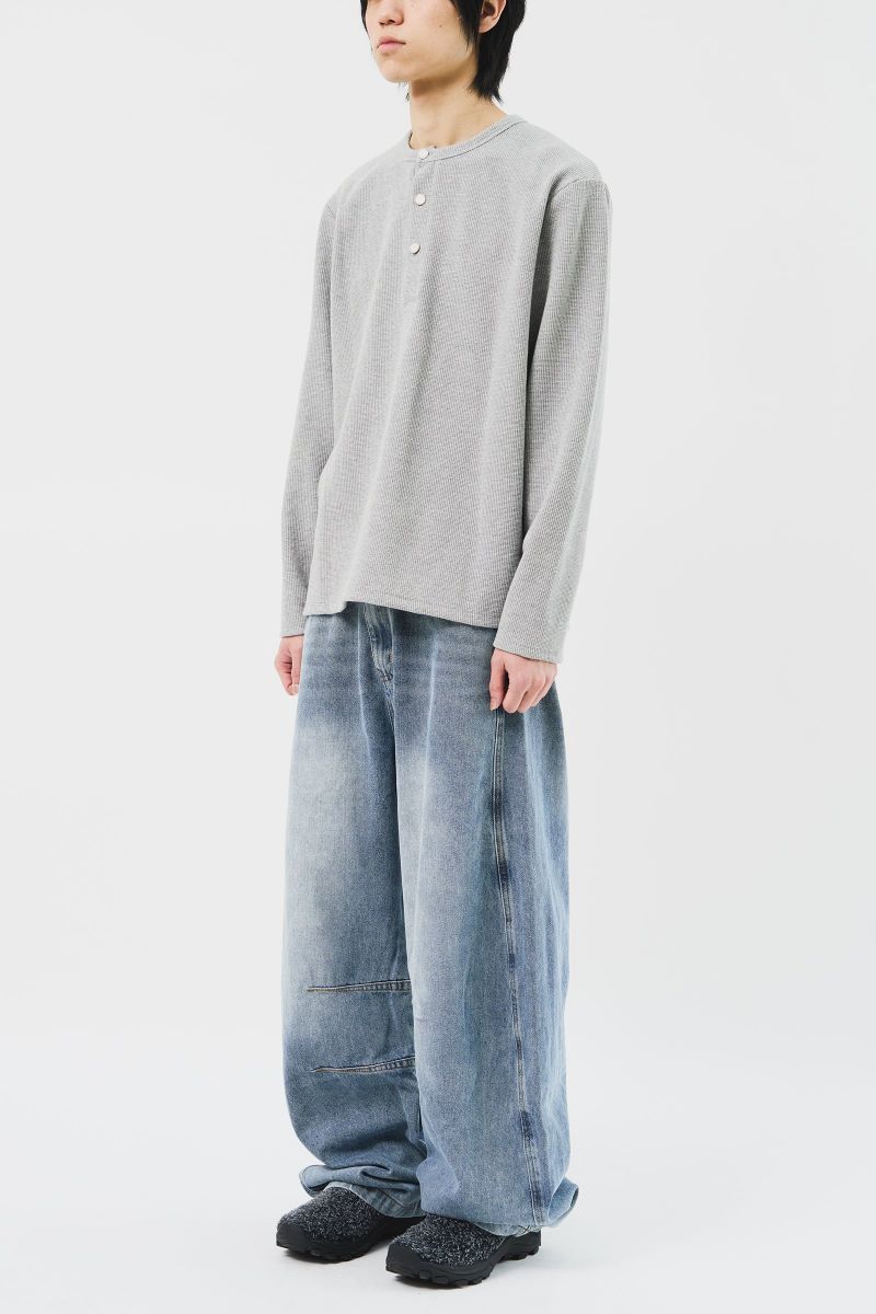 Pis Henley Neck Top (3color)