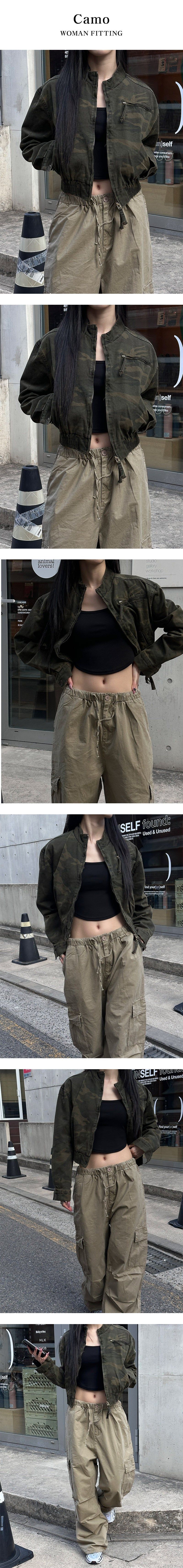 [S/S] Camo rider jacket(WOMAN)