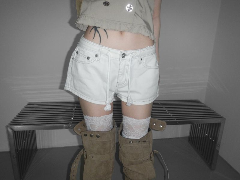rope shorts(2 color) 4871
