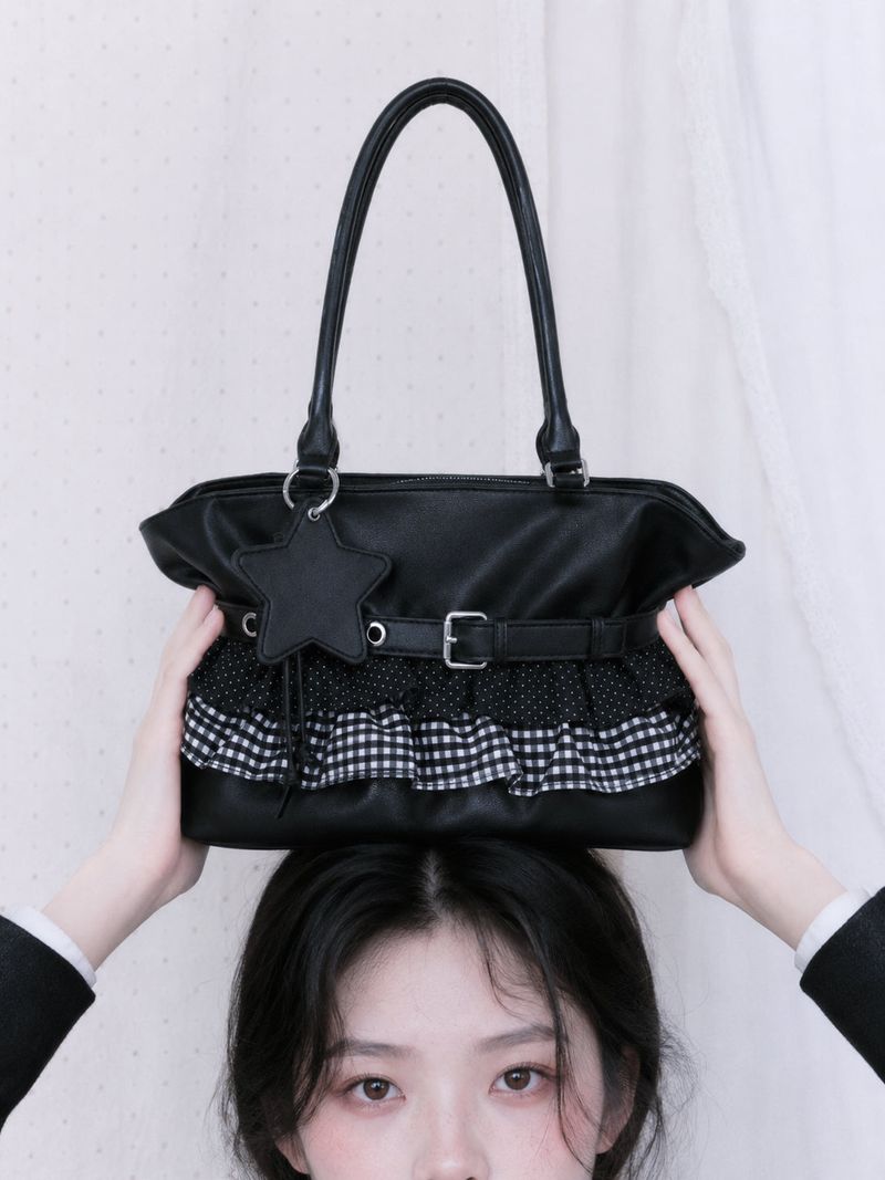 STAR FRILL BAG (3COLOR)