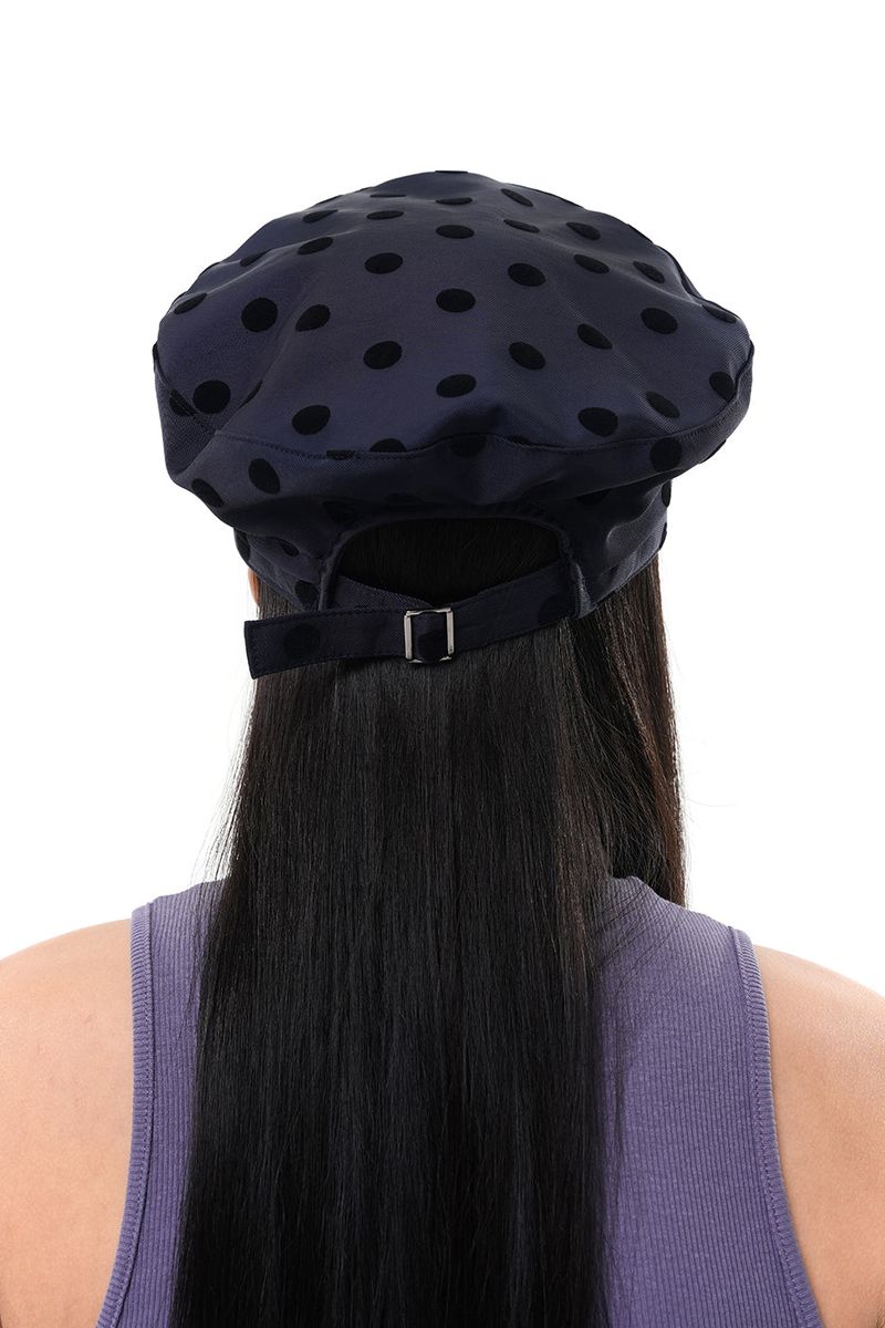 DOT BERET HAT / NAVY