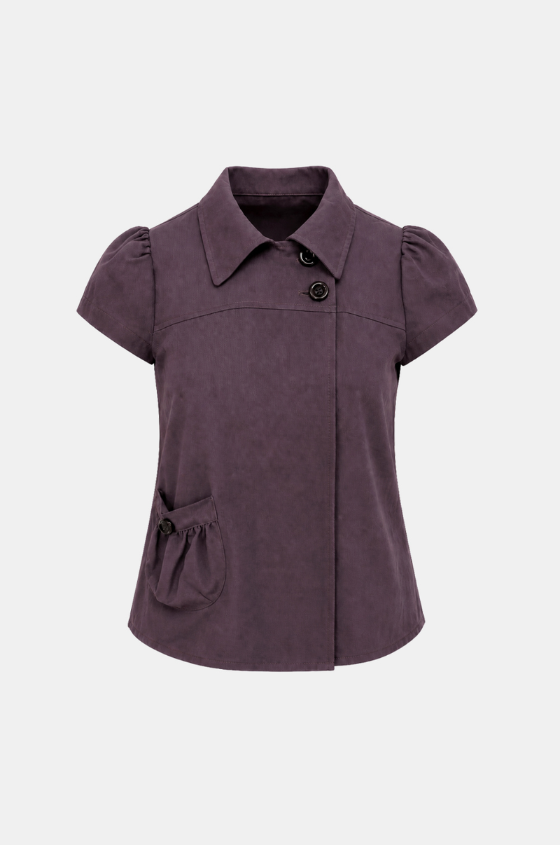 Faye Woodland Pocket Blouse