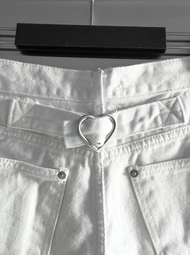 Teeth Adjust Cotton Shorts