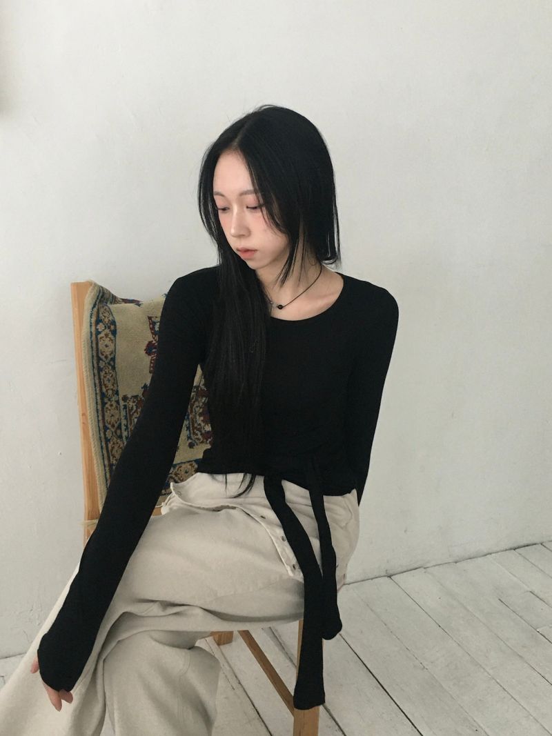 Glam Layering Tie Long Sleeve (4c)