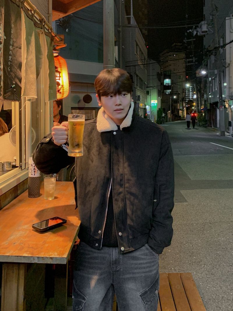 [9oz] Tachi fur collar suede padding