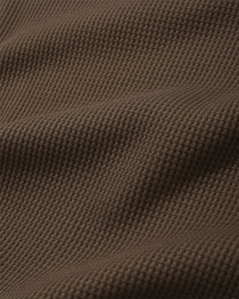 Divine Waffle Long Sleeved/Dark Brown