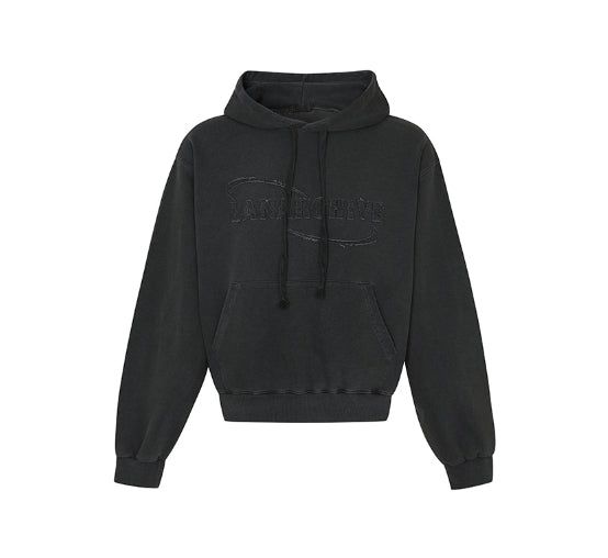 [LAN ARCHIVE] Pigment Patch Logo Crop Hoodie