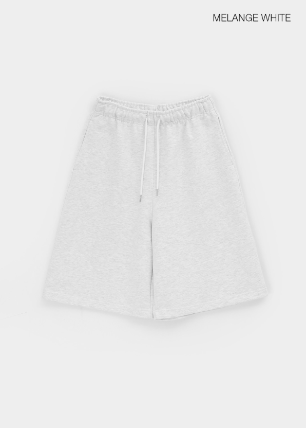 [B-BASIC] Heavy Cotton Bermuda Banding Pants