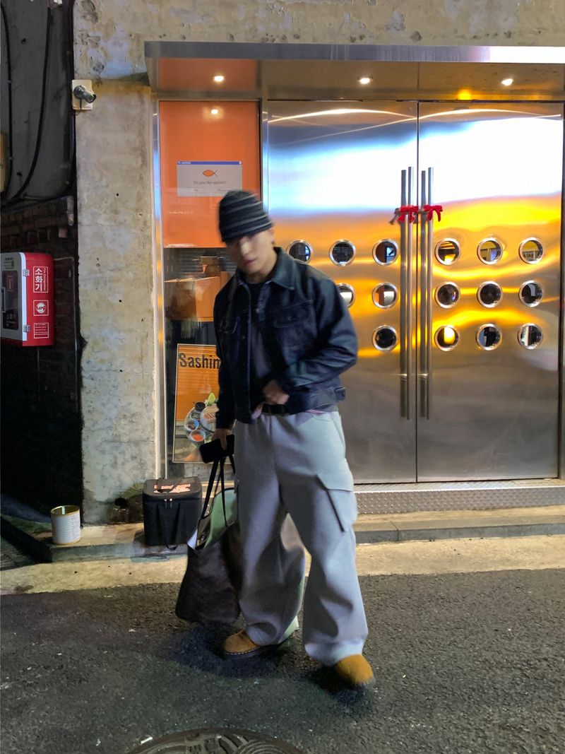 Tantan Neo Sweat Cargo Pants