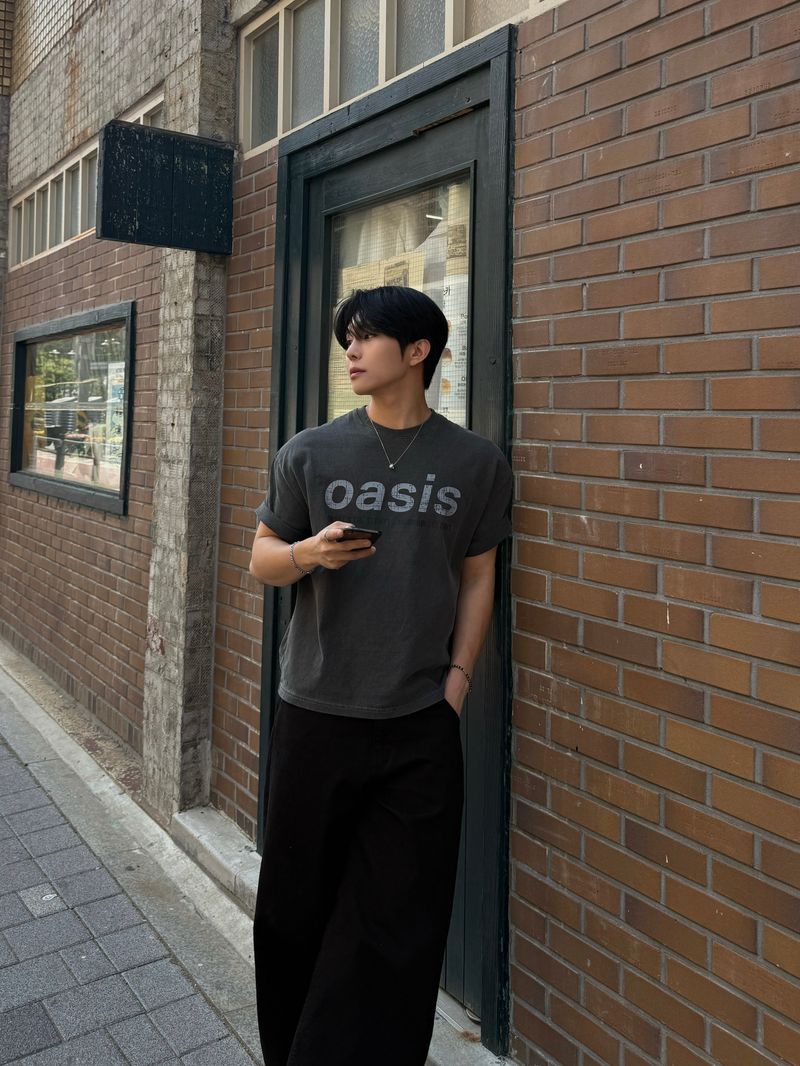 Oasis pigment crop short sleeve
