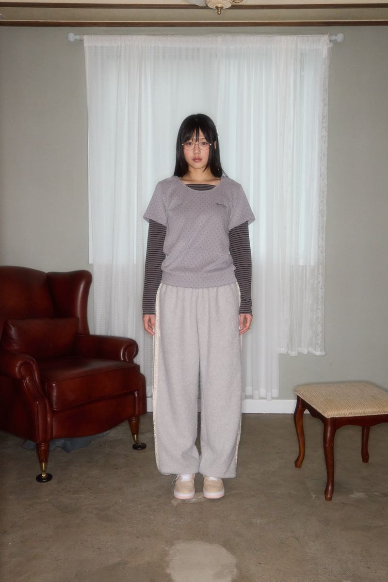 NEW COOKIE LAYERED HOODIE TOP (BLUE)