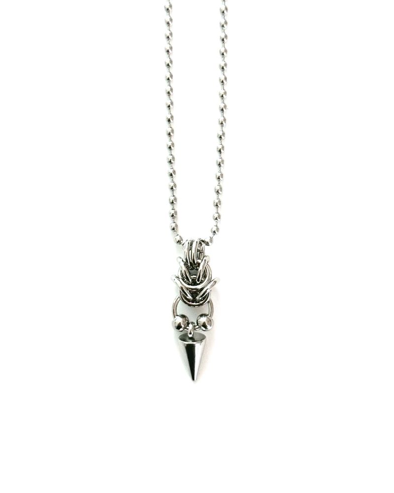  Spike Chainmail Necklace