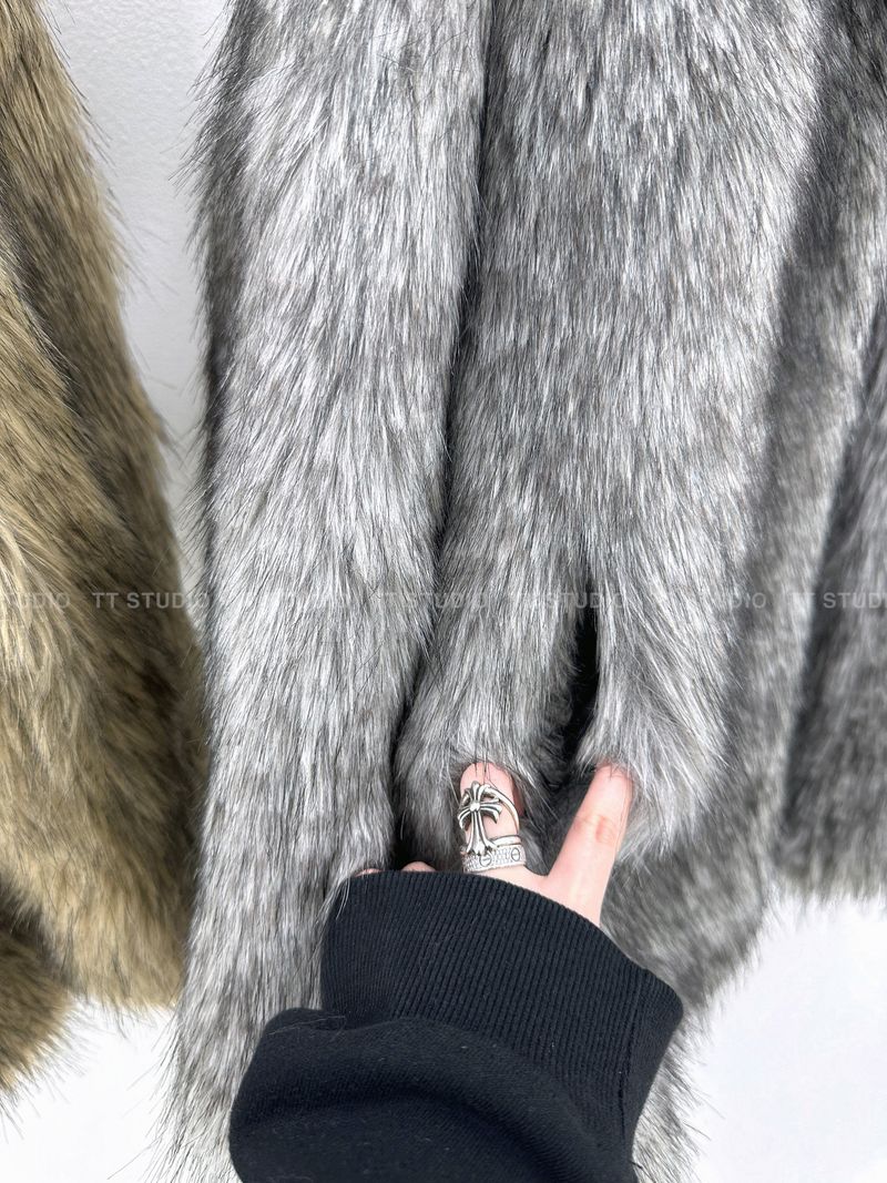 High neck fur-JK