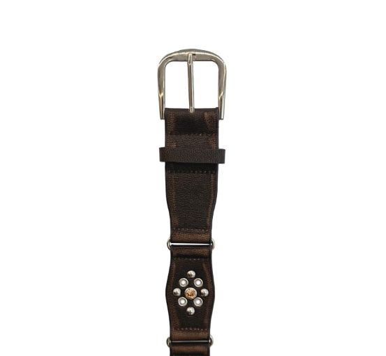 VINTAGE FLORAL STUD BELT
