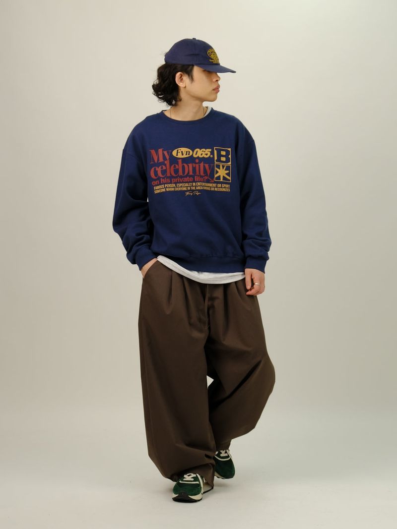 THN Balloon Banding Pin-tuck Slacks Pants