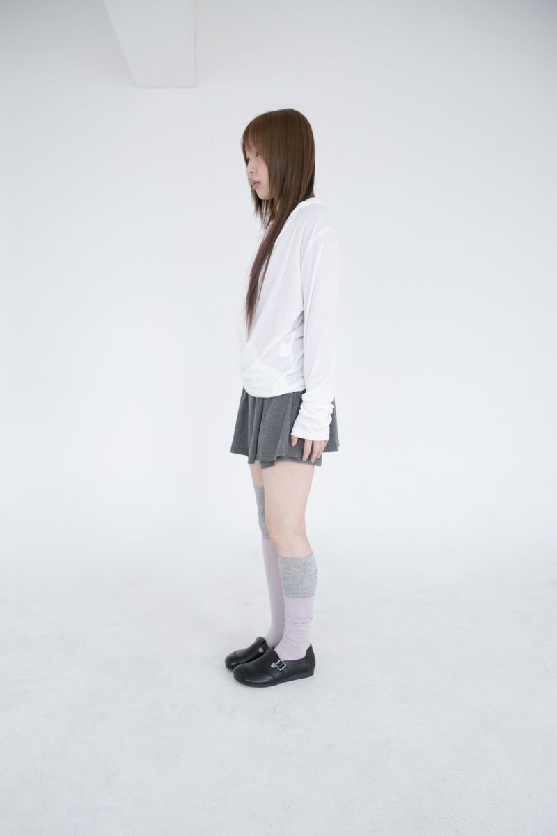 ラップドレープネックトップ(3colors)