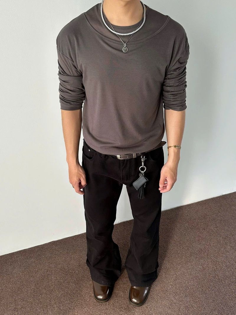 レイヤード ロングスリーブ