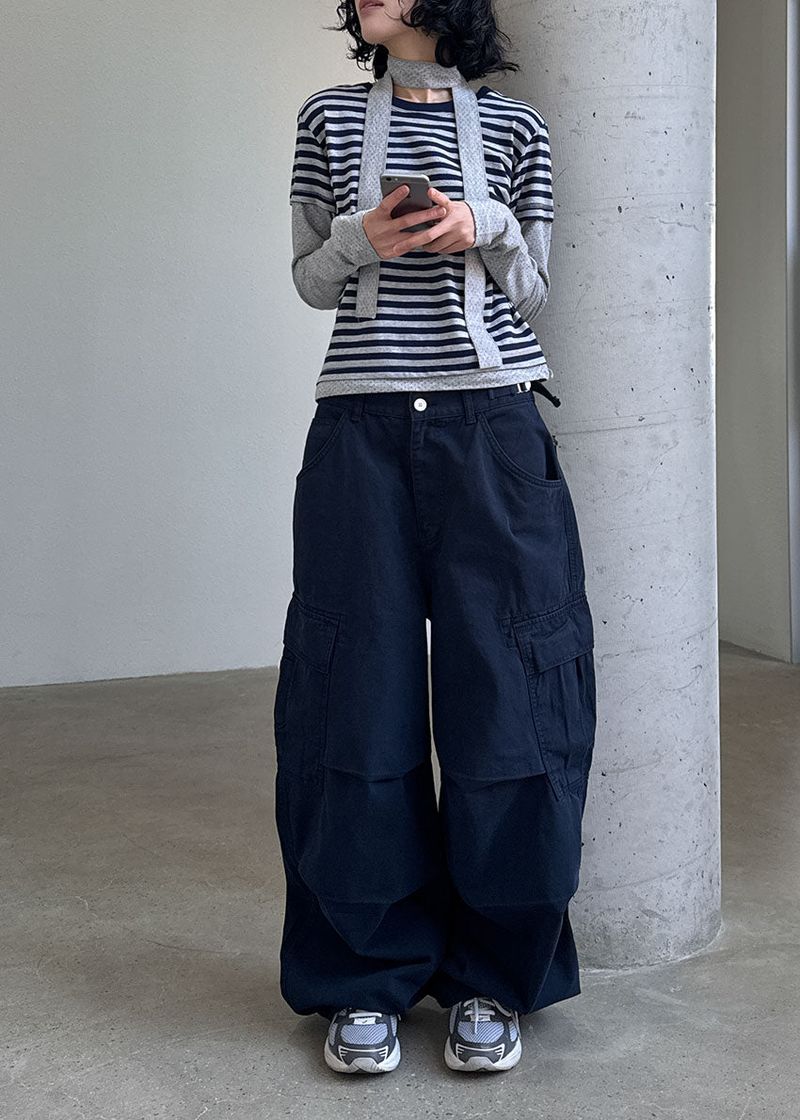 POCKET BUTTON CARGO PANTS
