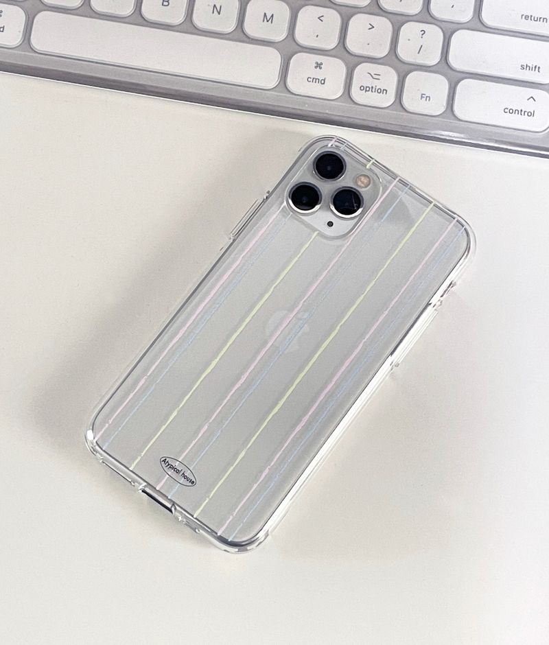 Atypical house（エイティピカル ハウス）の「[ジェルハード] カラーレインケース_ピンク（Smartphone Accessories）」