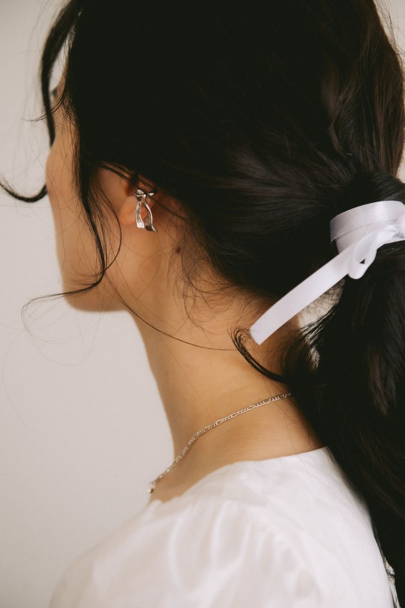 [MADE] Strap ear-cuff (silver)
