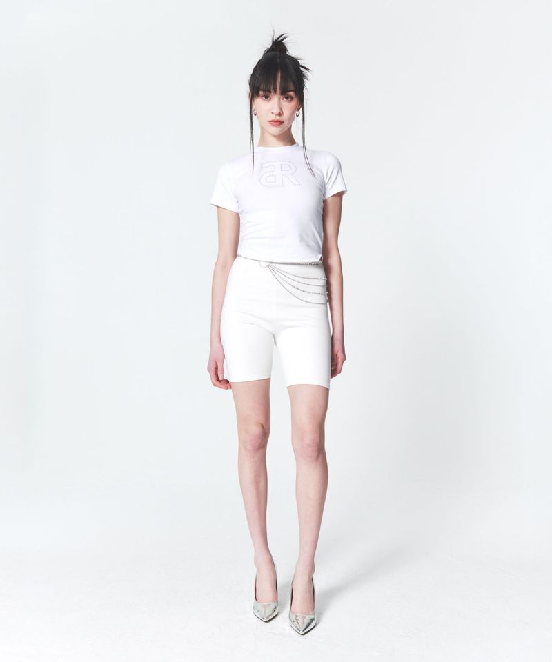 Crystal Monogram T-shirt White