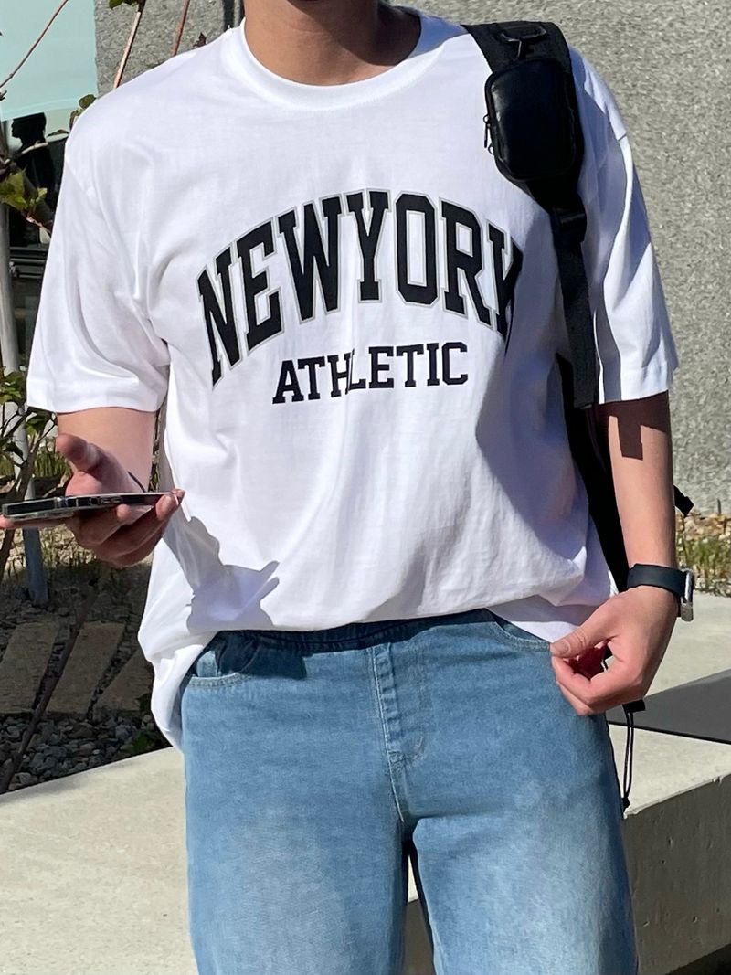 [MADE]NEVERDOWHY NEWYORK PRINTING T-SHIRTS