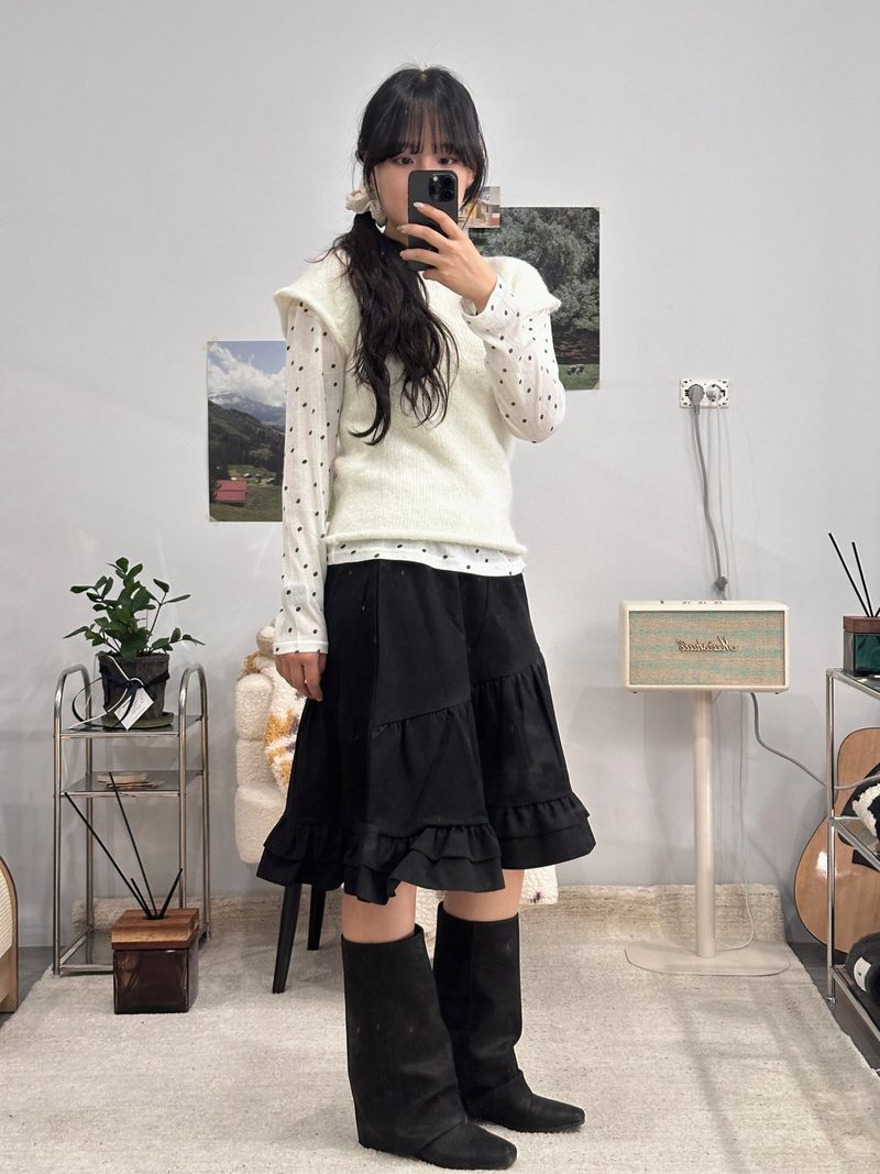 DOT LAYERED T-SHIRT