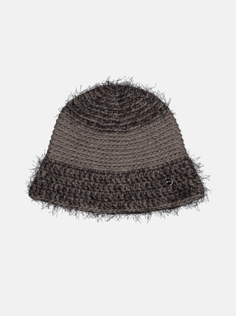 Hairy Bucket Hat - Brown