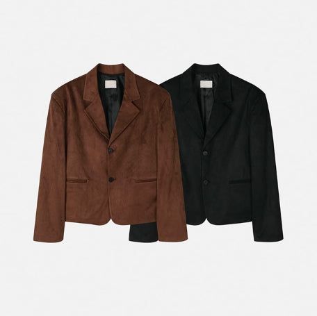 Moven Suede Crop Blazer