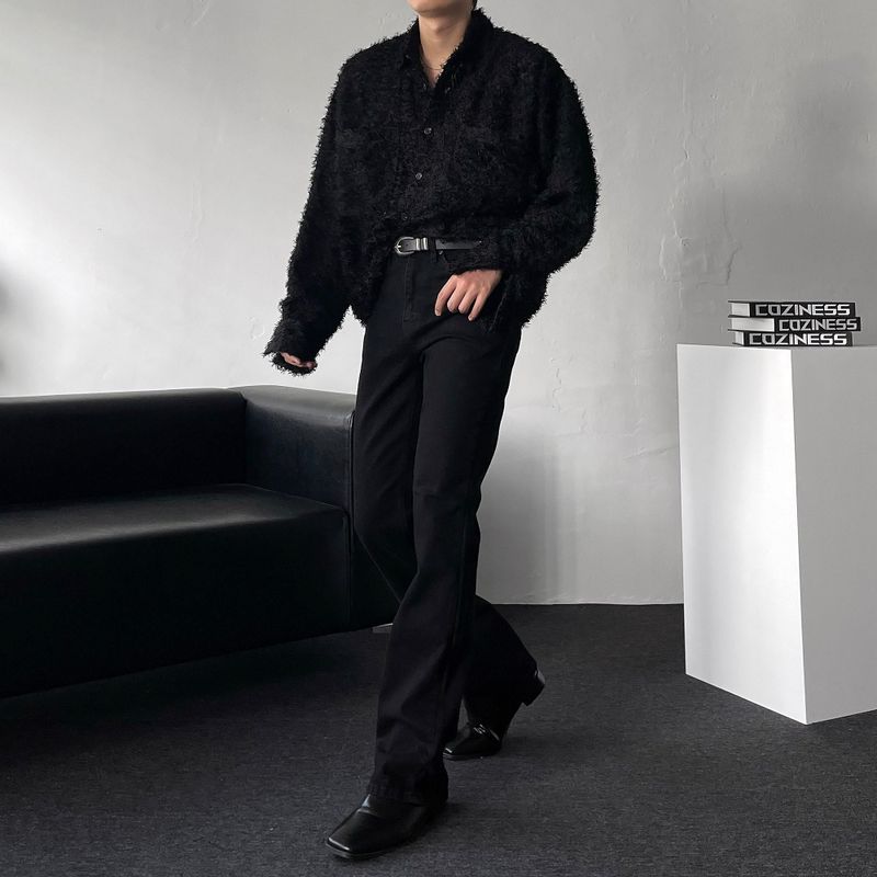 CR Adele Mohair Cropped Shirt (2 colors)