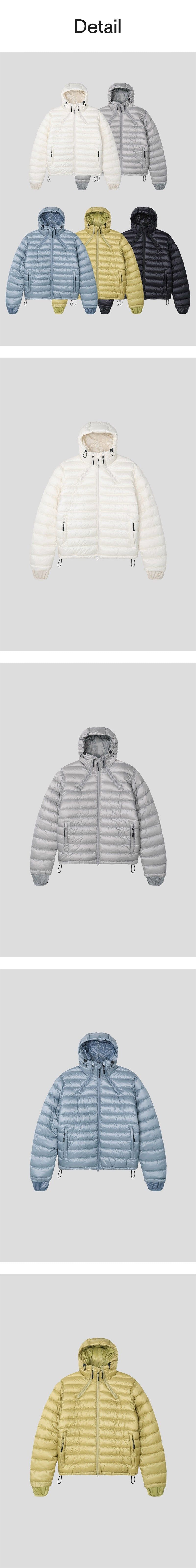 [Unisex] Active hood light padding(5color)