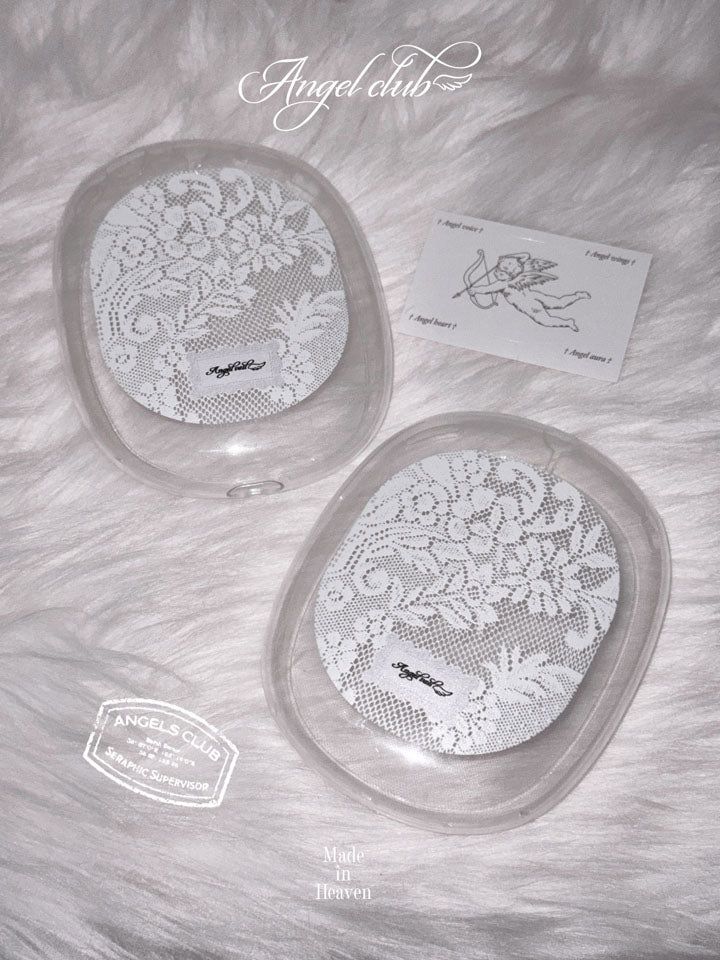 Angel Veil Lace AirPods Max Clear Case