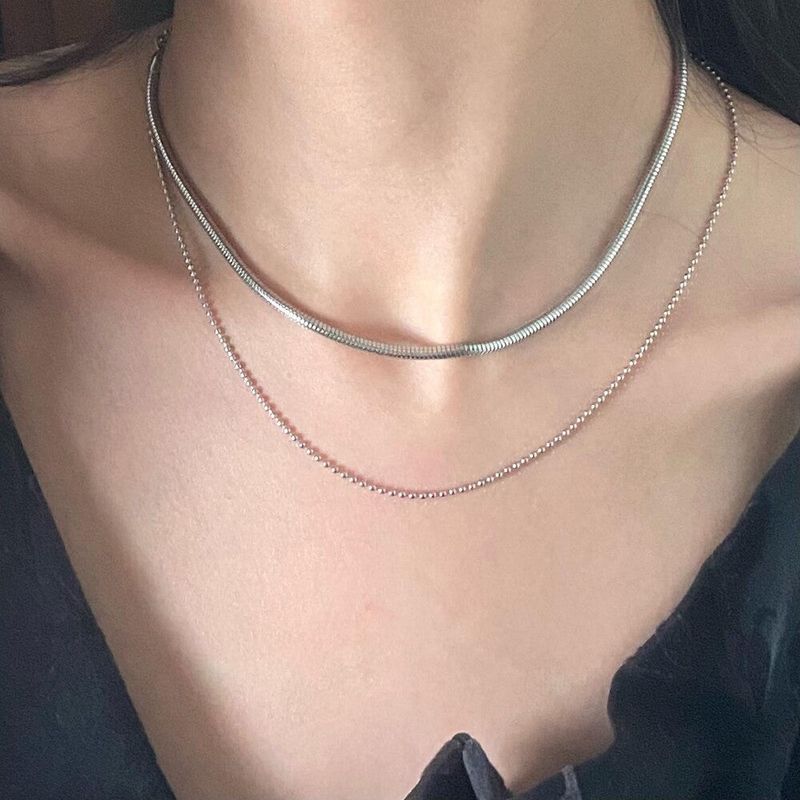 surgical steel necklace