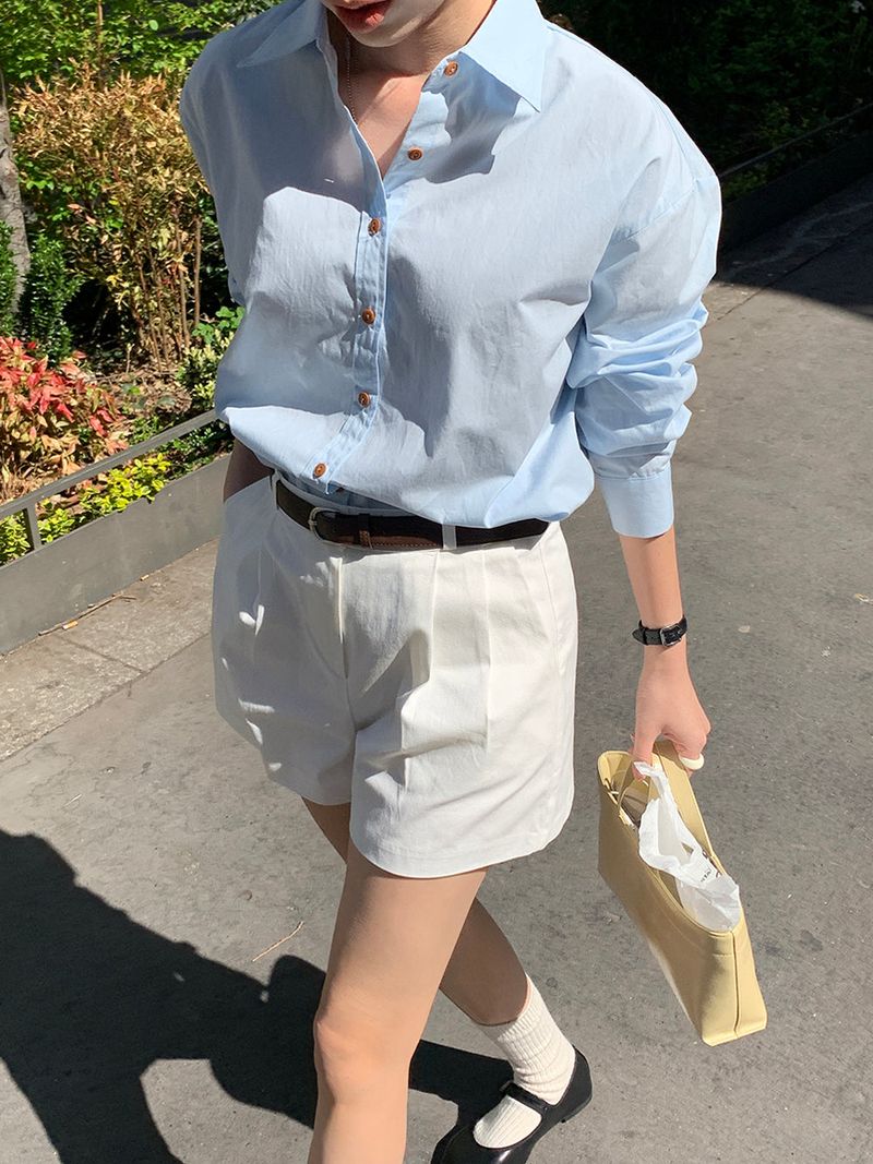 [MADE] Dears Cotton Pintuck Shorts