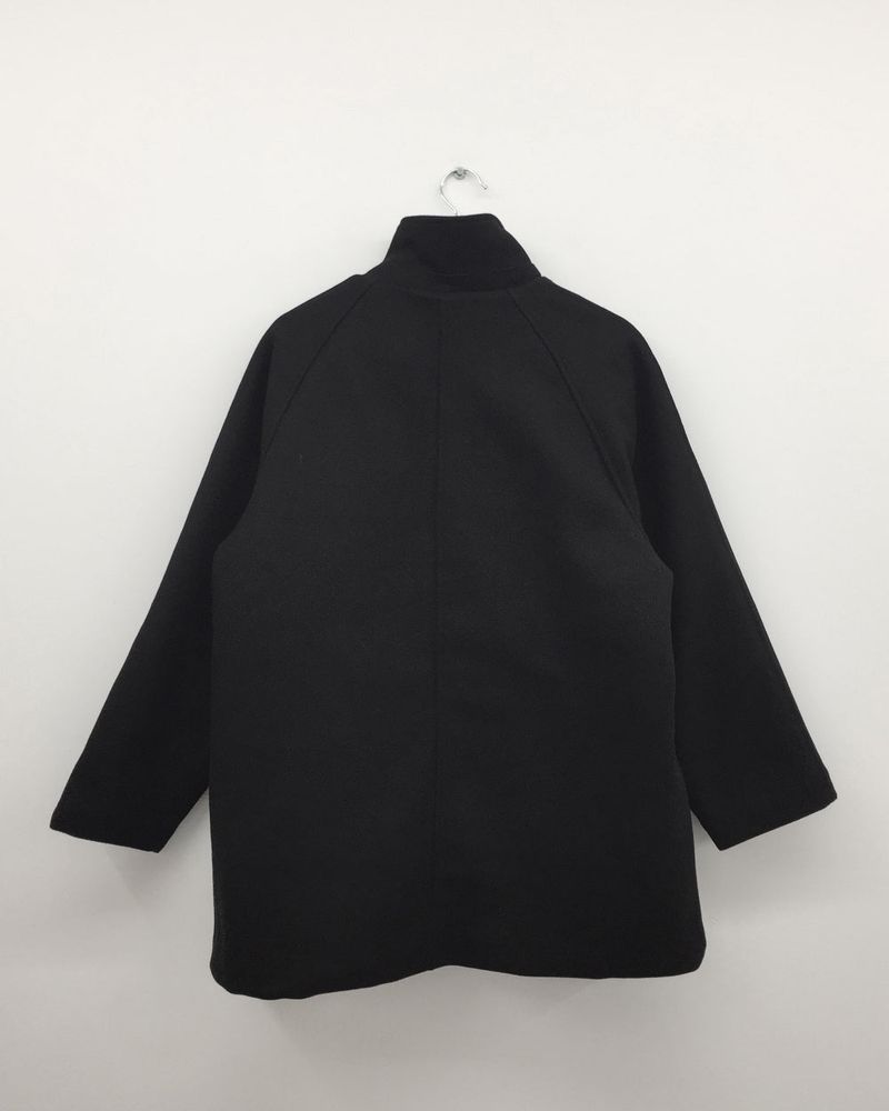 Classic High Neck Half Coat (2 Colors)