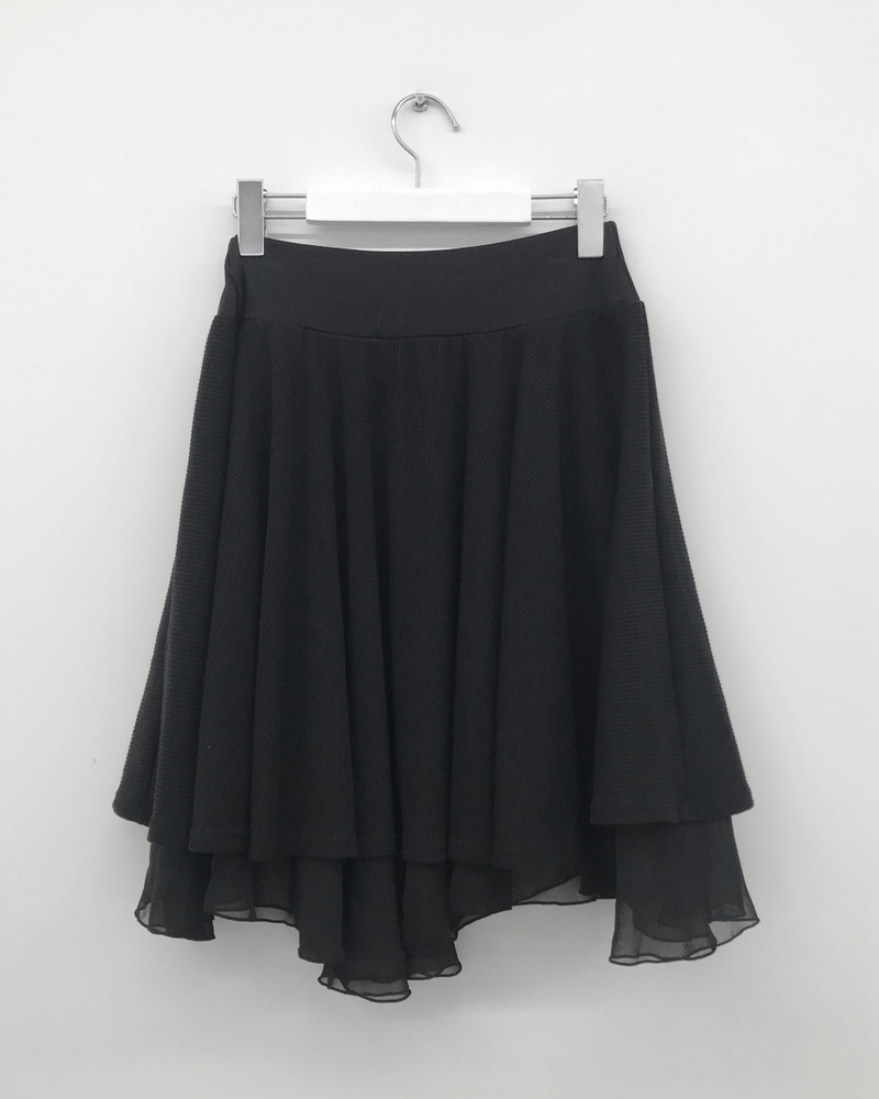 Merci Chiffon Midi Skirt (4color) 
