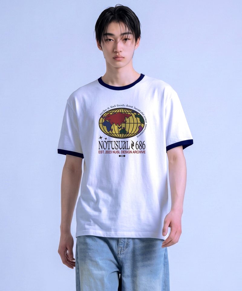 Coloring World Ringer T-Shirts - 4COLOR