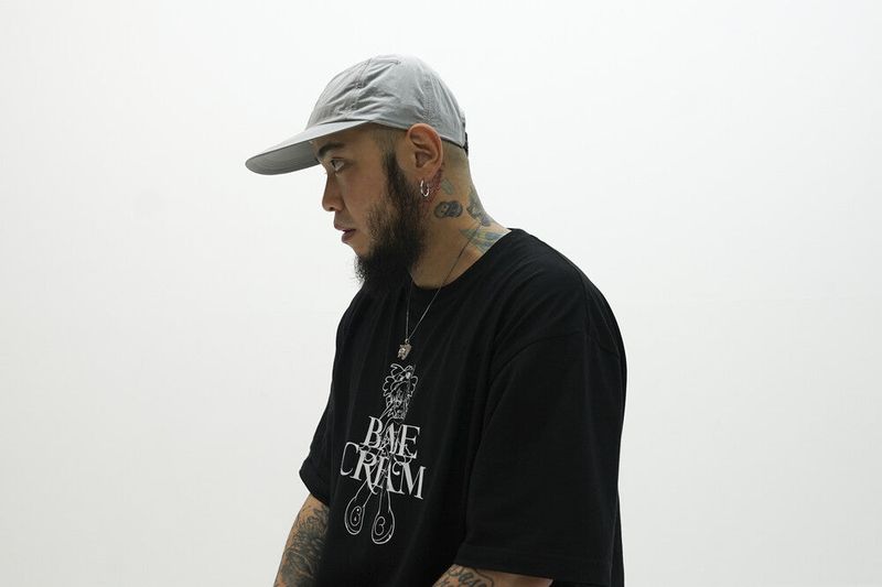 REFLECTIVE LOGO NYLON CAP SILVER