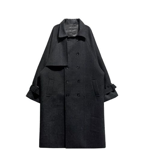 [LAN ARCHIVE] Louis Herringbone Trench Wool Coat