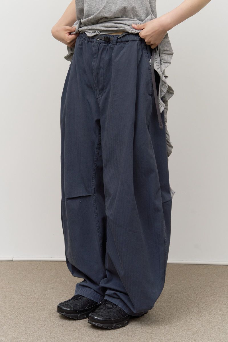 Amy Herringbone Barrel Pants