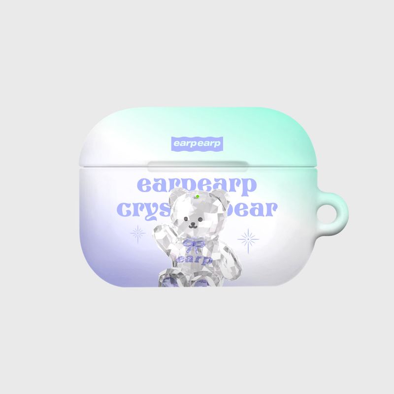 EARPEARP(アプアプ)の「CRYSTAL MERRY-PURPLE(AIR PODS PRO-HARD)(Smartphone Accessories)」
