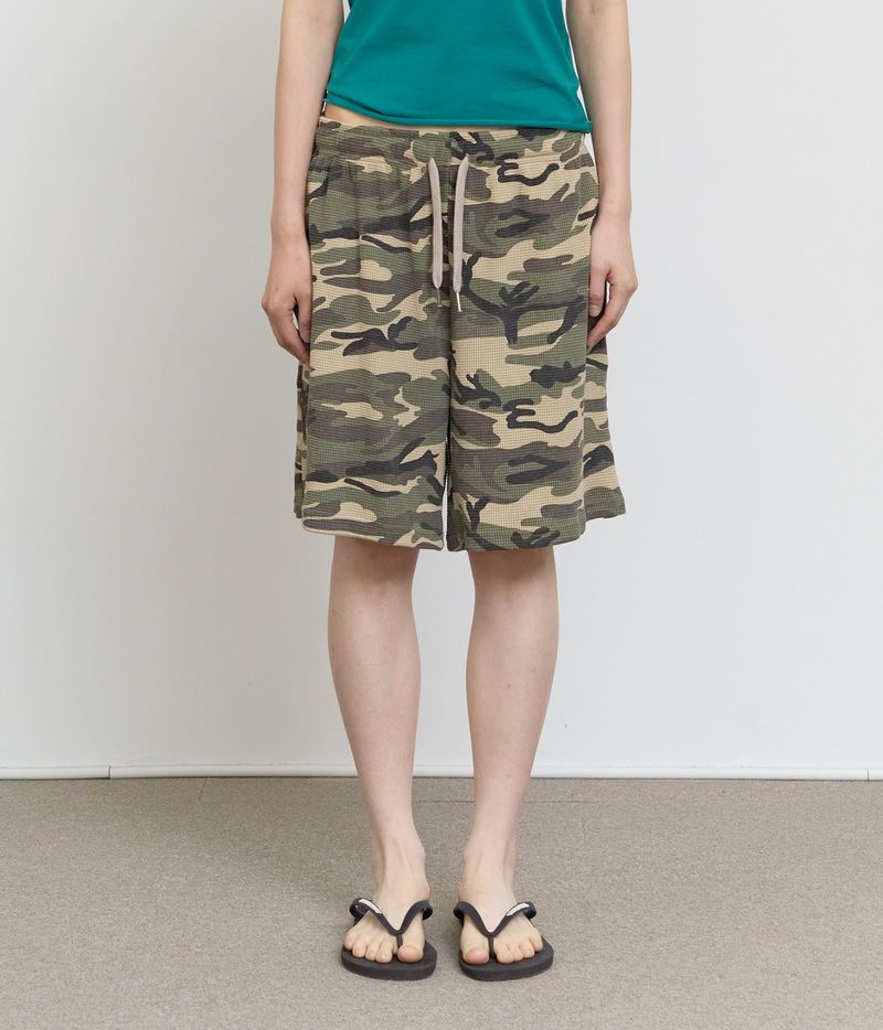HIFIFNK(ハイファイファンク)の「Riko Camo Waffled Shorts(Pants)」