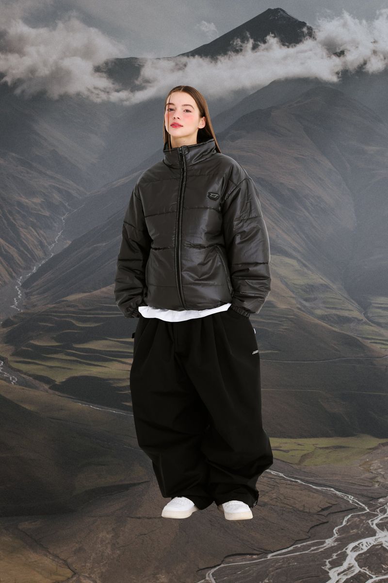 BSRABBIT(ビエスラビット)の「MILD SUPER WIDE PANTS BLACK(Pants)」