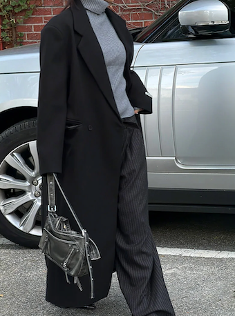[Unisex] Max double long coat(2color)