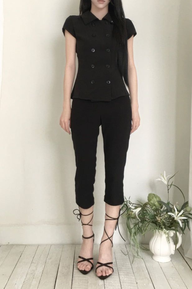 26SS★ [ EEUN MADE ] Rosette Button Top
