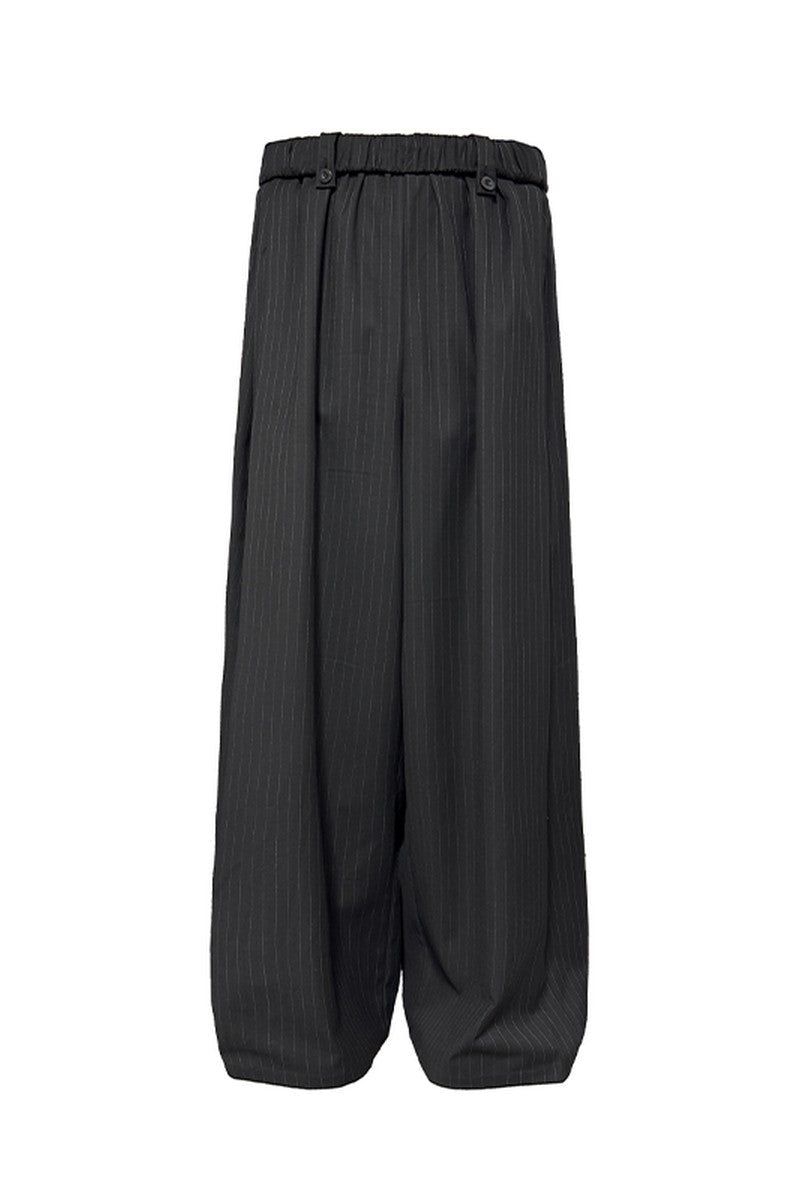 Striped Pleated Waist Pants