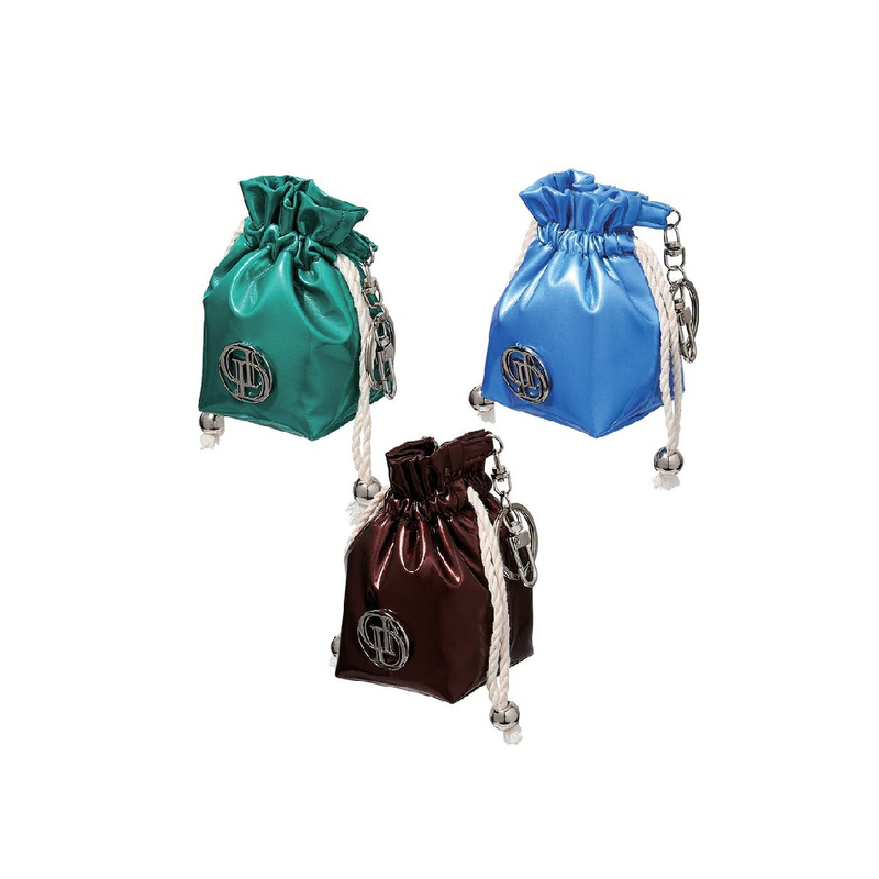 TINY STRING POUCH KEYRING