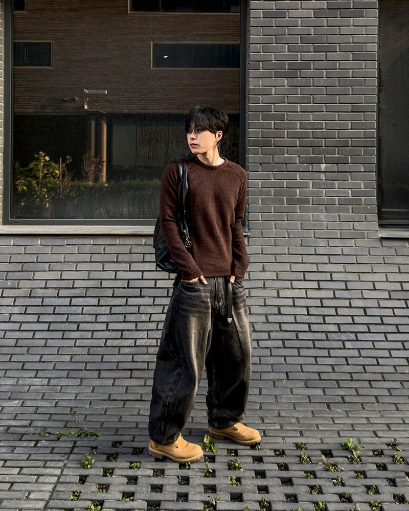 Kino Double Cat Washing Balloon Denim