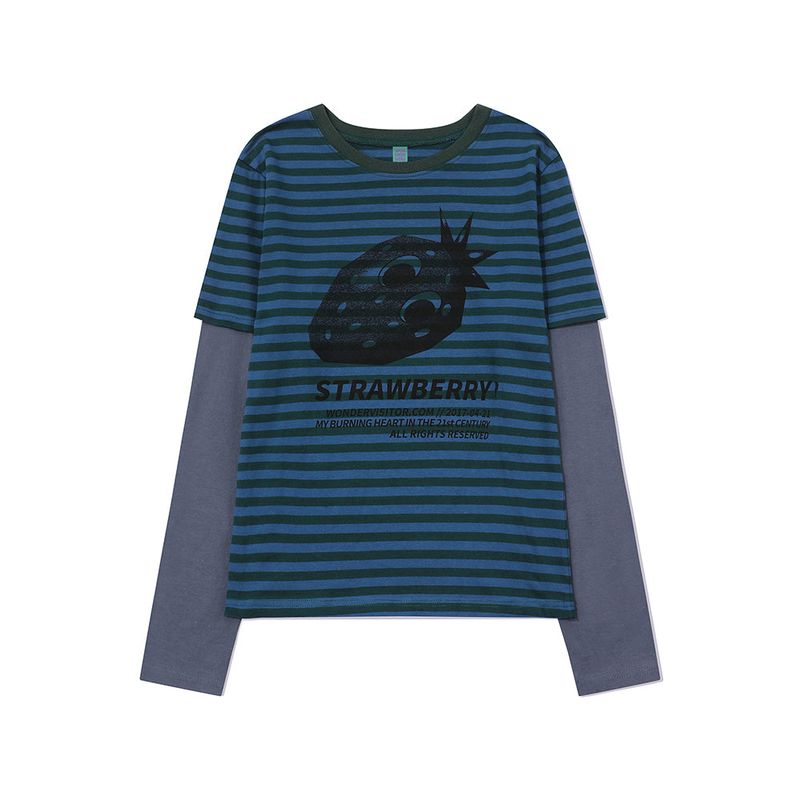 Ash Strawberry Layered LS-T  [3 color]