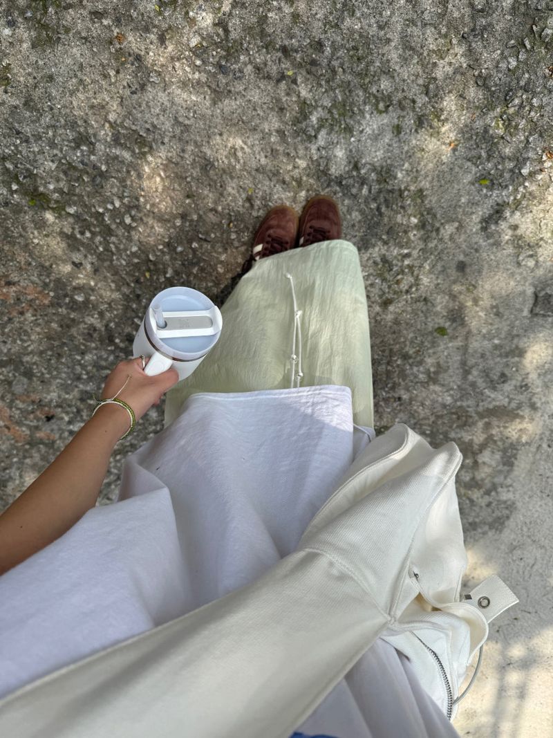 straight fit maxi skirt (cucumber green)
